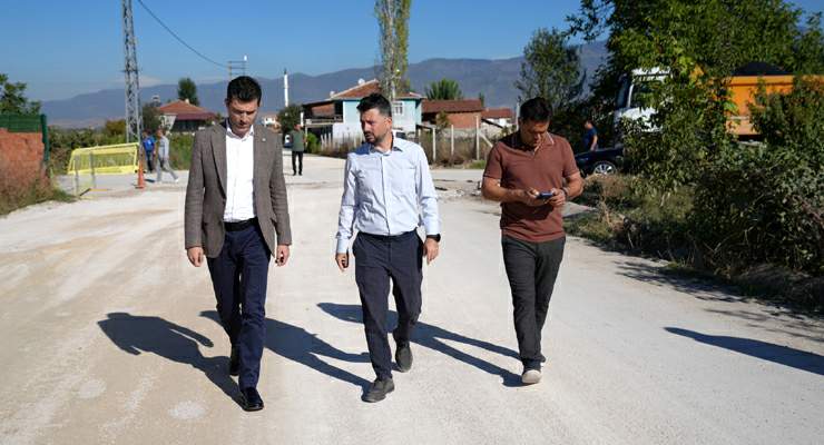 Erbaa’da 2,5 kilometrelik eski Tokat-Erbaa yolu asfaltla buluşuyor