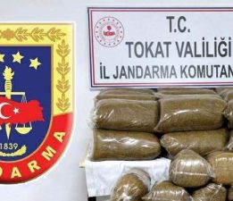 Tokat’ta 340 kilo kaçak tütün ele geçirildi
