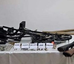 Tokat’ta tarihi eser kaçakçısı suçüstü yakalandı