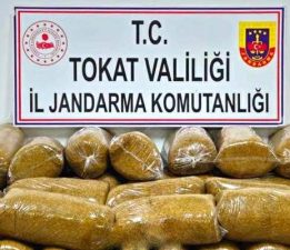 Tokat’ta 450 kilo kaçak tütün yakalandı