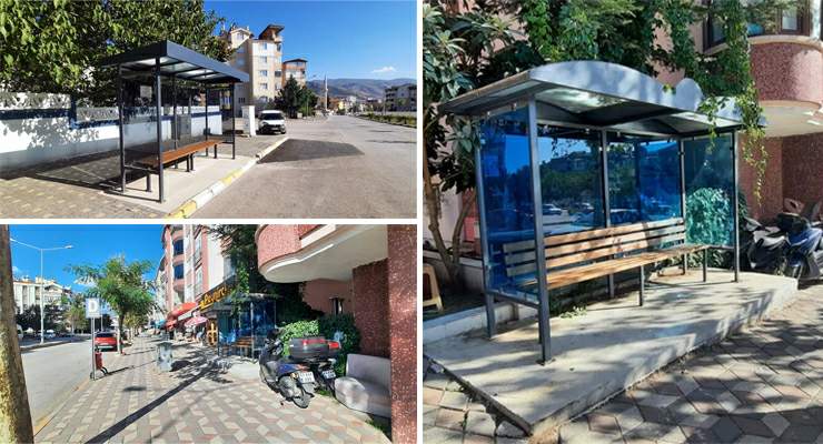 Tokat Karşıyaka’da “Modern Duraklar” hizmete girdi