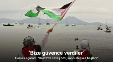 Hamas’ın Gazze lideri el-Hayya, “Bugün savaşın sona erdiğini ve ateşkesin başladığını ilan ediyoruz”