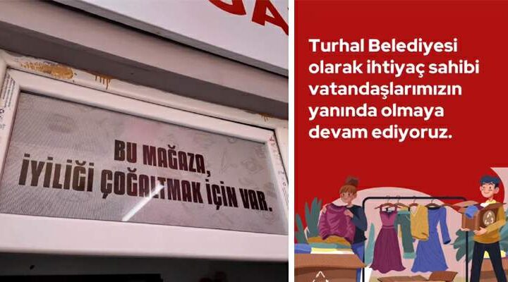 Turhal Belediyesi “Halk Mağaza” projesini hayata geçirdi