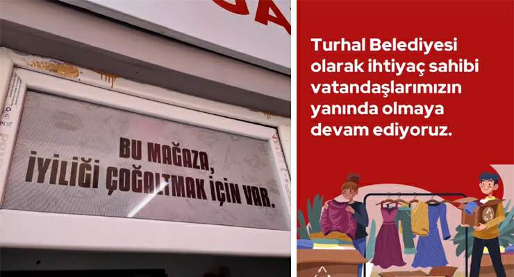 Turhal Belediyesi “Halk Mağaza” projesini hayata geçirdi