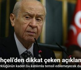 MHP Lideri Bahçeli: “Kıbrıs, Türkiye Cumhuriyeti’ne katılma kararı almalıdır”