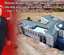 ‘Horasan Erenleri Dergâhı Cemevi” 11 Ekim’de açılıyor