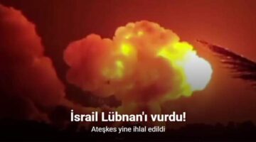 İsrail ordusu, Lübnan’ın güneyinde birçok yere hava saldırısı düzenledi