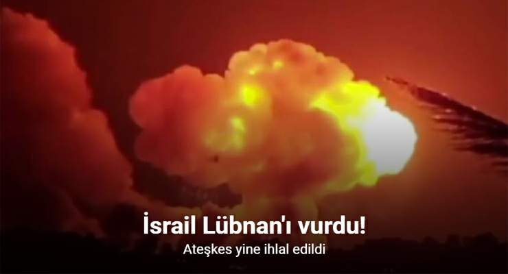 İsrail ordusu, Lübnan’ın güneyinde birçok yere hava saldırısı düzenledi