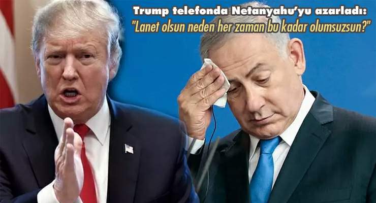 Trump, “Lanet olsun neden her zaman bu kadar olumsuzsun?”