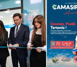 Tokat Belediyesi’nden bir ilk “Ücretsiz Çamaşırhane”