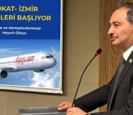 Tokat uçuyor, Tokat-İzmir arası haftada 2 gün karşılıklı sefer olacak