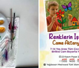 Tokat Belediyesi’nden çocuklar için “Renklerin Işıltısını Cama Aktarıyoruz” etkinliği