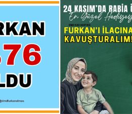 24 Kasım’da Rabia öğretmene en güzel hediye