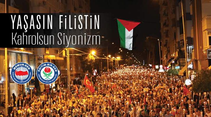 Eğitim-Bir-Sen, “Bir gün değil her gün Filistin’in yanındayız”