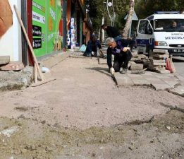 Zile’de “Engelsiz Yürüyüş” yolu çalışmaları sürüyor