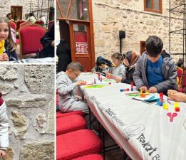 “Çocuklar ve Aileleri” kağıttan çiçeklerle harika birgün yaşadı
