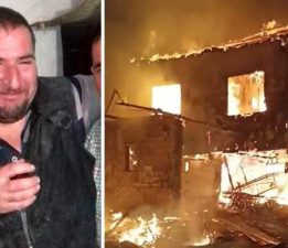 İki katlı müstakil ev küle döndü, görme engelli bir kişi hayatını kaybetti