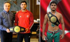 Dünya Şampiyonu Çolak’tan Rektör Yılmaz’a ziyaret