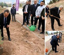 TOGÜ’de fidanlar toprakla buluştu