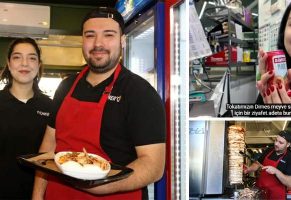 Tokat’ı gururlandıran genç çift “Kore Usulü Dönerci” oldu