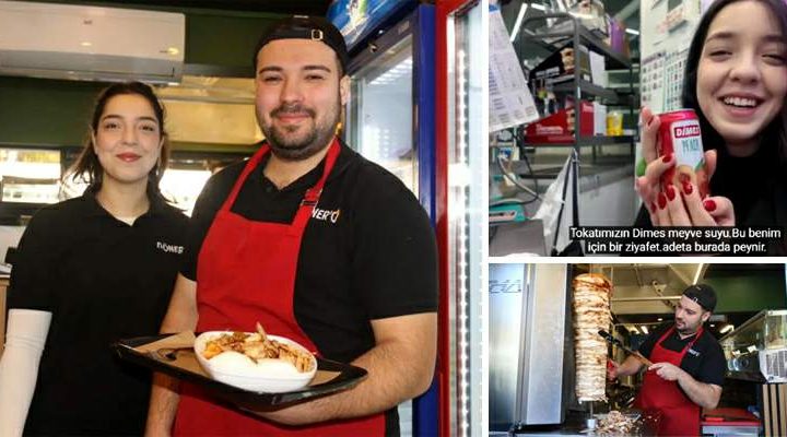 Tokat’ı gururlandıran genç çift “Kore Usulü Dönerci” oldu