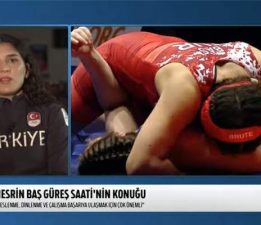 Nesrin Baş, ‘TRT Spor Güreş Saati’nin konuğu oldu