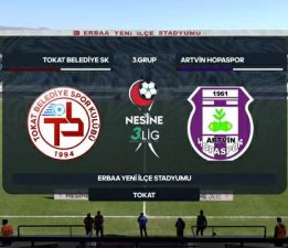 Tokat Belediye Spor, Artvin Hopaspor’u tek golle devirdi