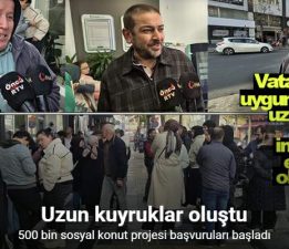 500 bin sosyal konut projesi başvuruları başladı