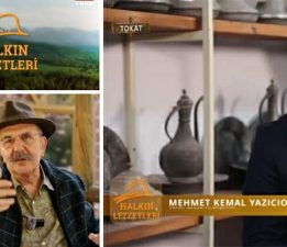 Başkan Yazıcıoğlu ile Tokatlı şef Adnan Şahin “Çiğli Gömbe” yedi