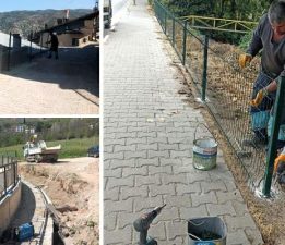 “Yaya Güvenliği” için Tokat Belediyesi tel çitler çekiyor