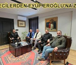Gazetecilerden Eyüp Eroğlu’na ziyaret