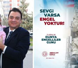 Vali Köklü’nün “3 Aralık Dünya Engelliler Günü” mesajı