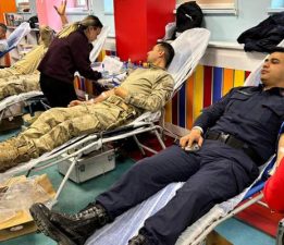 Şehidin emaneti adına kan bağışında bulunuldu
