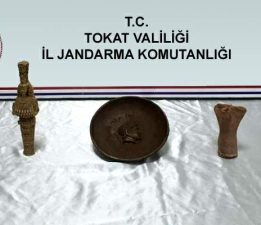 Tokat’ta jandarmadan tarihi miras operasyonu