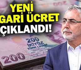 Bakan Işıkhan asgari ücreti açıklandı