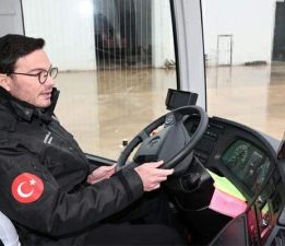 Başkan Yazıcıoğlu direksiyon başına geçti