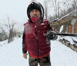 Tokat’ın yüksek kesimlerinde kar yağışı etkili oldu