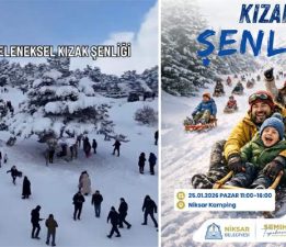 Niksar Belediyesi’nden, “Kızak şenliğimize davetlisiniz”