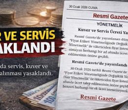 Restoranlarda servis ücreti, masa ücreti ve kuver adı altında ücret almak yasaklandı