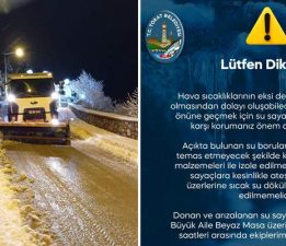 Tokat Belediyesi, Karla mücadelede tüm ekipleriyle sahada