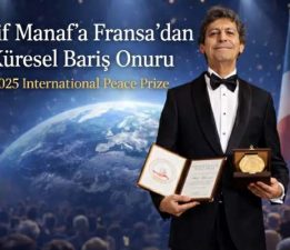 Dünyaca ünlü yazar Akif Manaf 2025 yılı ‘International Peace Prize Ödülü’nü aldı
