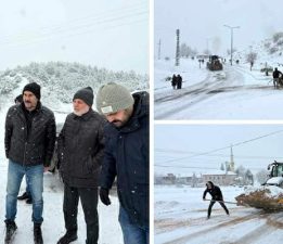 Niksar’da kar seferberliği, Başkan Tepebaşı sahada, Tüm ekipler teyakkuzda