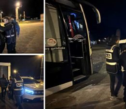 Tokat’ta durdurulan otobüste 5 kaçak göçmen yakalandı