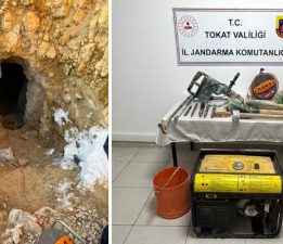 Jandarmadan Tokat’ta kaçak kazı baskını