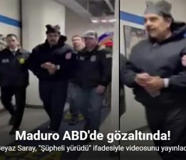Beyaz Saray, Maduro’nun “Şüpheli yürüdü” ifadesiyle videosunu yayınladı