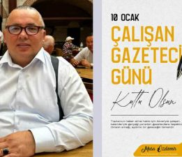 TGC Başkanı Özdemir’in “10 Ocak Çalışan Gazeteciler Günü” mesajı