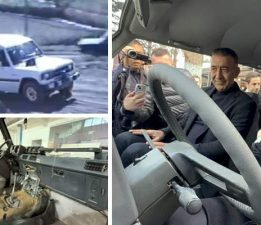 Efsane valinin oğlu 45 yıl sonra babasının makam aracını belediye hizmetine aldı