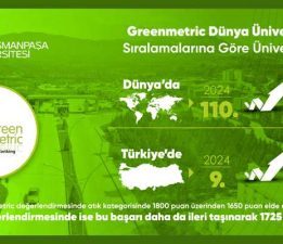 TOGÜ, Atık yönetiminde Türkiye’nin en iyi 7 üniversitesi arasında