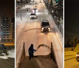 Turhal’da buzlanmaya karşı kesintisiz mesai