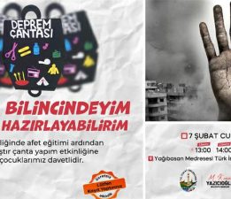 Tokat Belediyesi’nden “Afetin Bilincindeyim Çantamı Hazırlayabilirim”